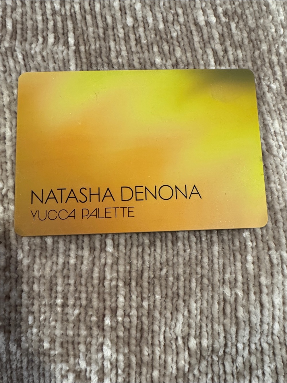 Natasha Denona Yucca Palette - Yellow Orange Ombre Compact